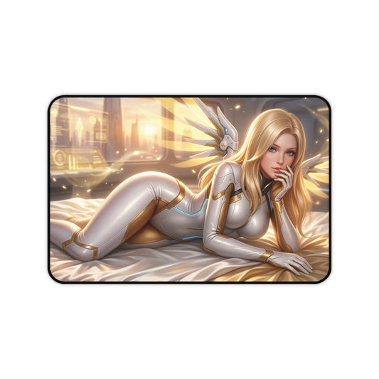 Overwatch Mouse Pad, Mercy Desk Mat, Gamer Gift XXL