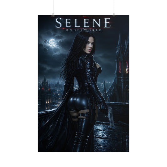 Selene Underworld Gothic Vampire Character Gothic Poster Gaming Room Wall Decor Print