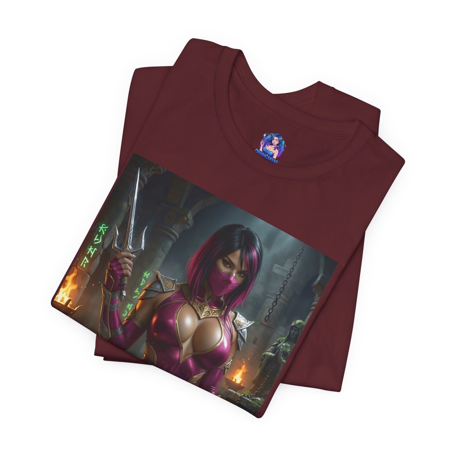 Mileena Mortal Kombat T-Shirt | Kampfspiel-Shirt für Gamer & Anime-Fans