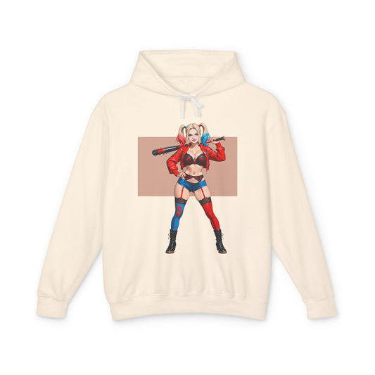 Harley Quinn Hoodie | DC Comics Villain Hoodie | Anime-Style Waifu Pullover