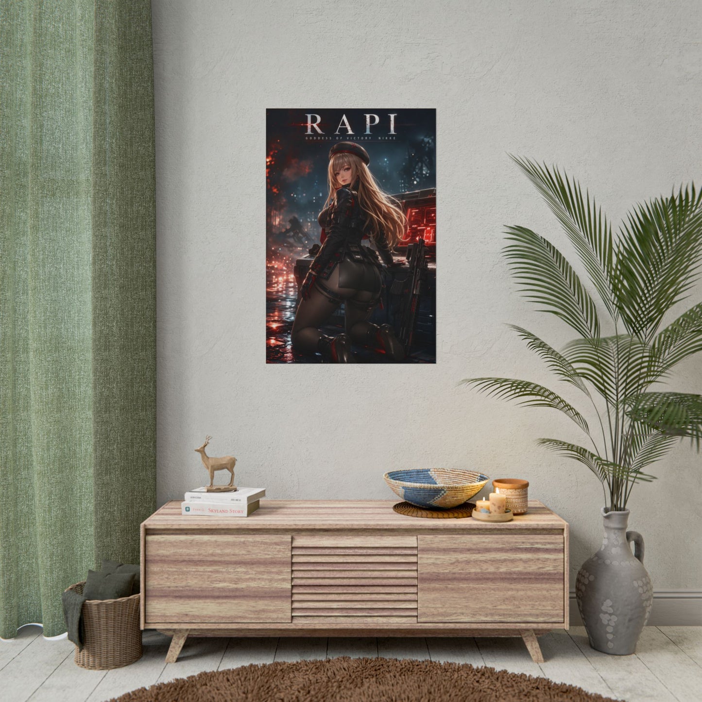 Rapi NIKKE Poster, Goddess of Victory Wall Art, Gaming Print Decor