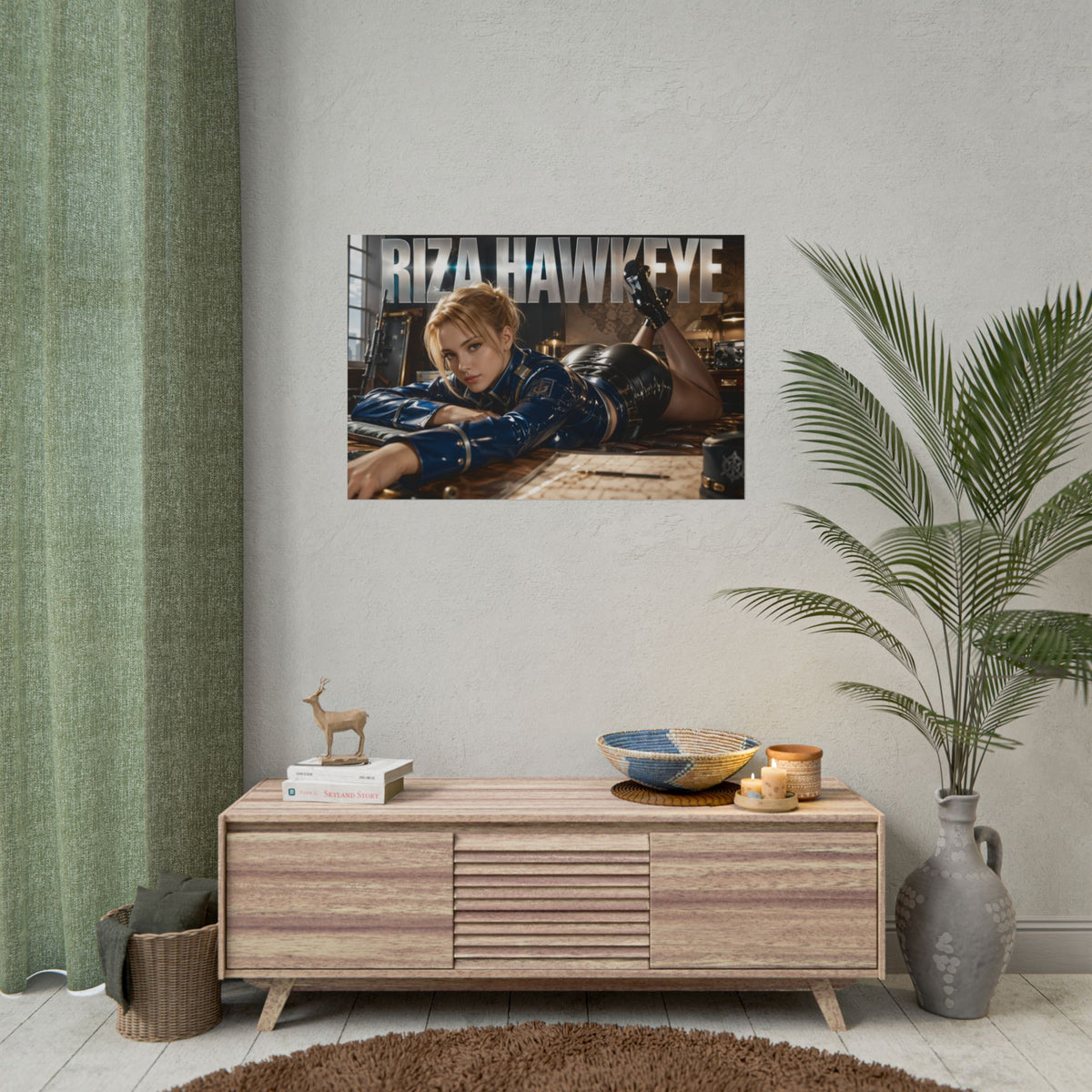 Riza Hawkeye Fullmetal Alchemist Anime Poster Wall Art Character Room Decor