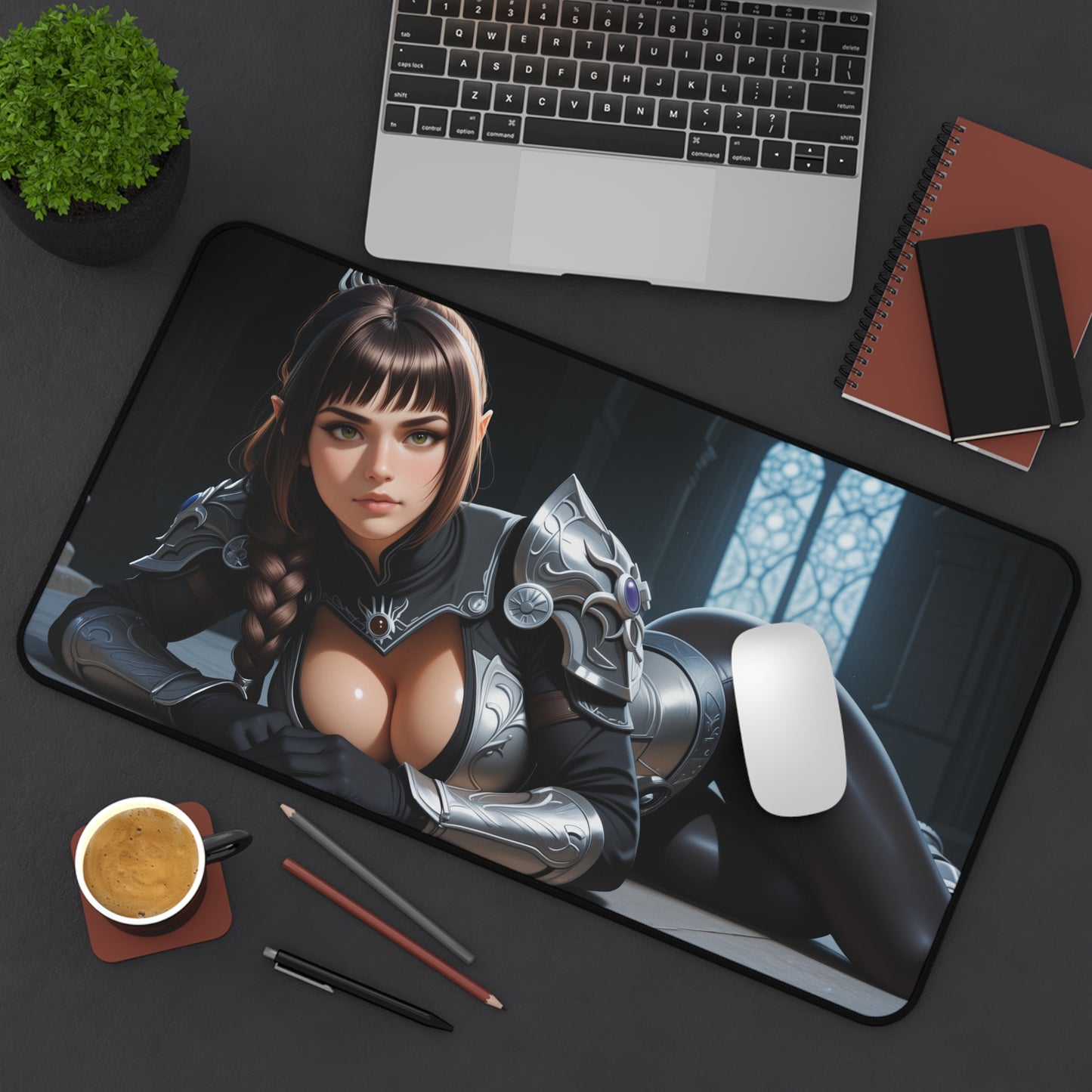 Килимок для столу Shadowheart, килимок для миші Baldur's Gate 3 Heroine, налаштування ігрового столу для фентезійних рольових ігор