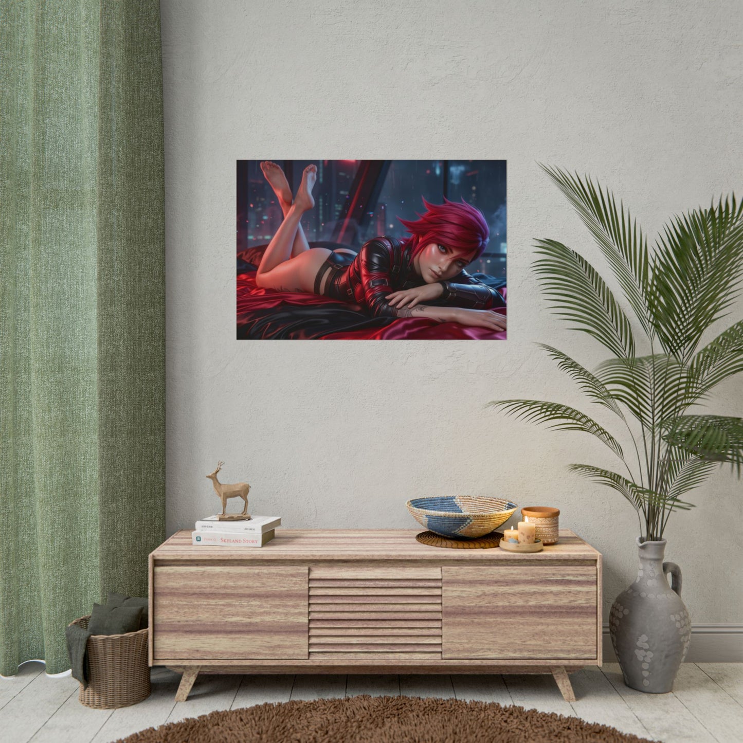 Vi Arcane Poster, Arcane Wall Art, Gaming Print, Gamer Decor