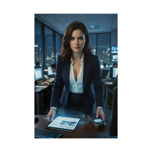 Lois Lane Poster, DC Comics Wall Art Print, Reporter Woman Decor, Comic Character Wall Art, Gift for Fan
