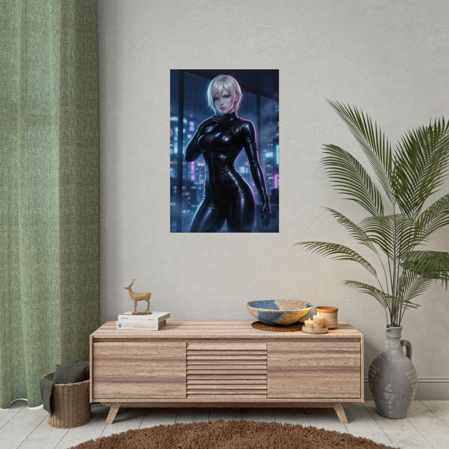 Christie Dead or Alive Poster Fighter Woman Wall Art Blonde Assassin Girl Print Martial Artist Character Gaming Room Decor Gift