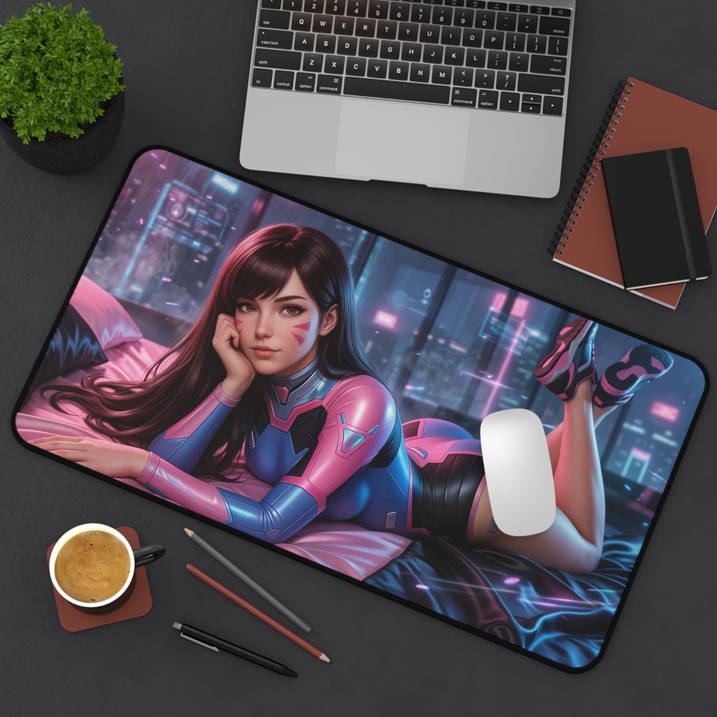 Overwatch Mouse Pad, D.Va Desk Mat, Gamer Gift XXL