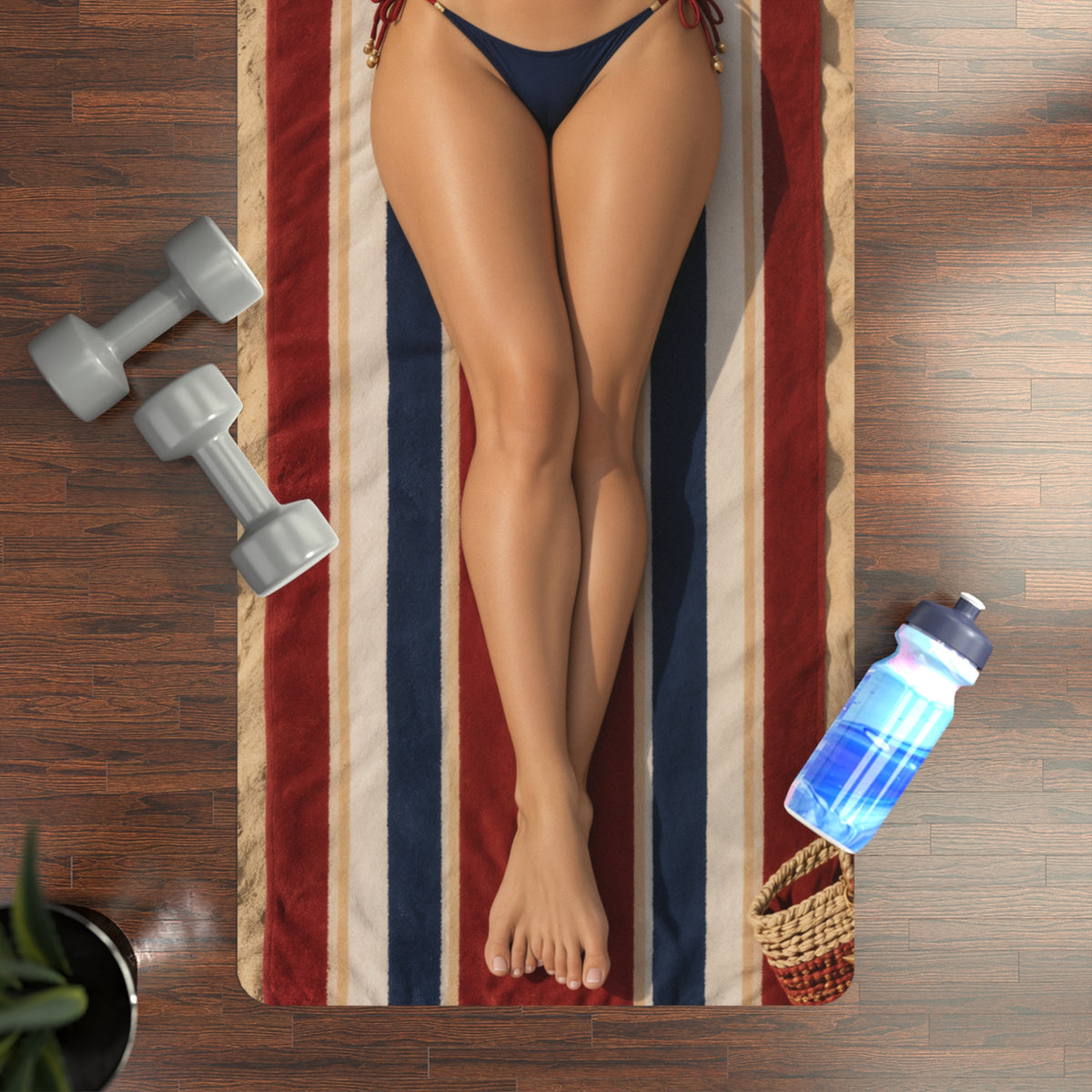 Wonder Woman Fitness Yoga Mat 24x72 – Sexy DC Comics Fan Art Design