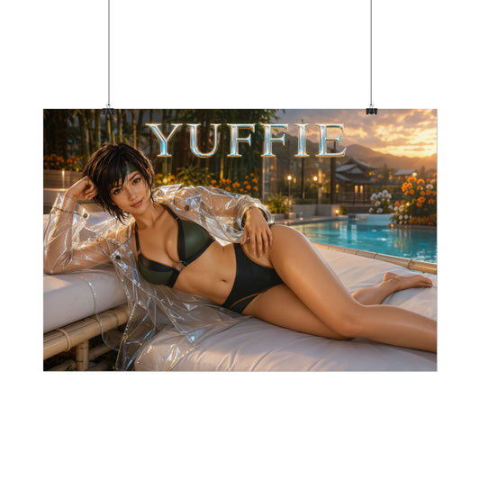 Yuffie Kisaragi Gaming Poster Wall Art Gamer Room Decor Collectible Print