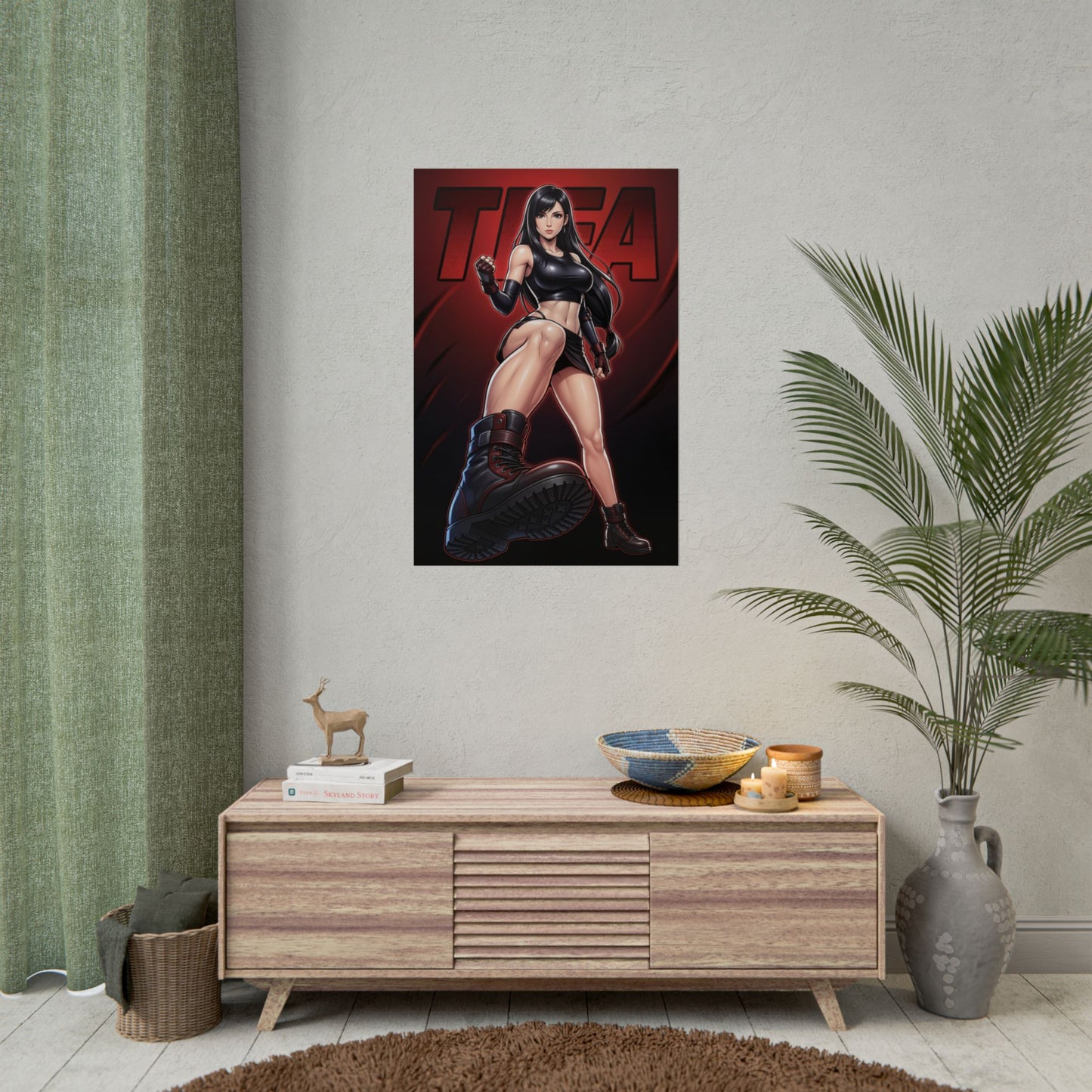 Tanya Mortal Kombat Poster, Mortal Kombat Wall Art Print, Warrior Princess Decor, Fighting Game Wall Art, Gamer Gift
