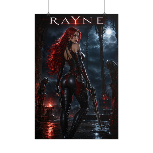 Rayne BloodRayne Gaming Poster Vampire Wall Art Print Decor