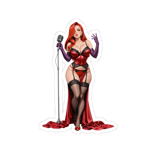 Jessica Rabbit Sticker – Iconic Cartoon Vinyl Sticker for Laptops & Indoor Use