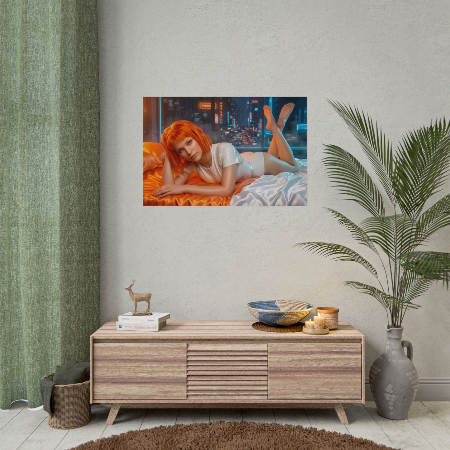 Leeloo Poster, Fifth Element Wall Art, Sci Fi Print Decor