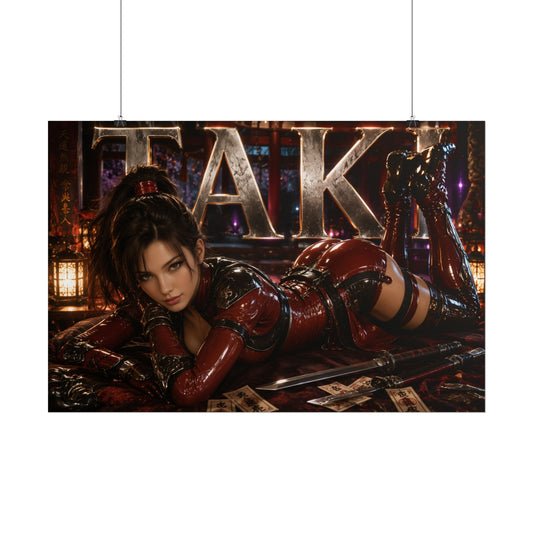 Taki Soulcalibur Poster Gaming Wall Art Gamer Room Decor Collectible Print