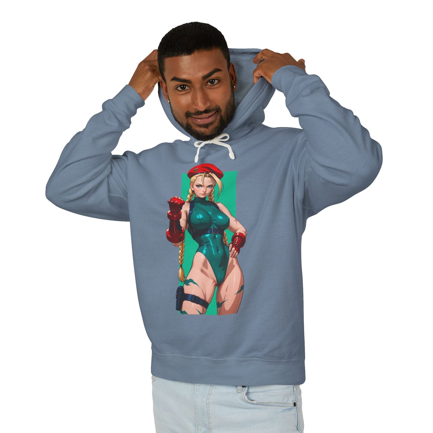 Cammy White Hoodie | Street Fighter Hoodie | Anime Fighter Girl Pullover