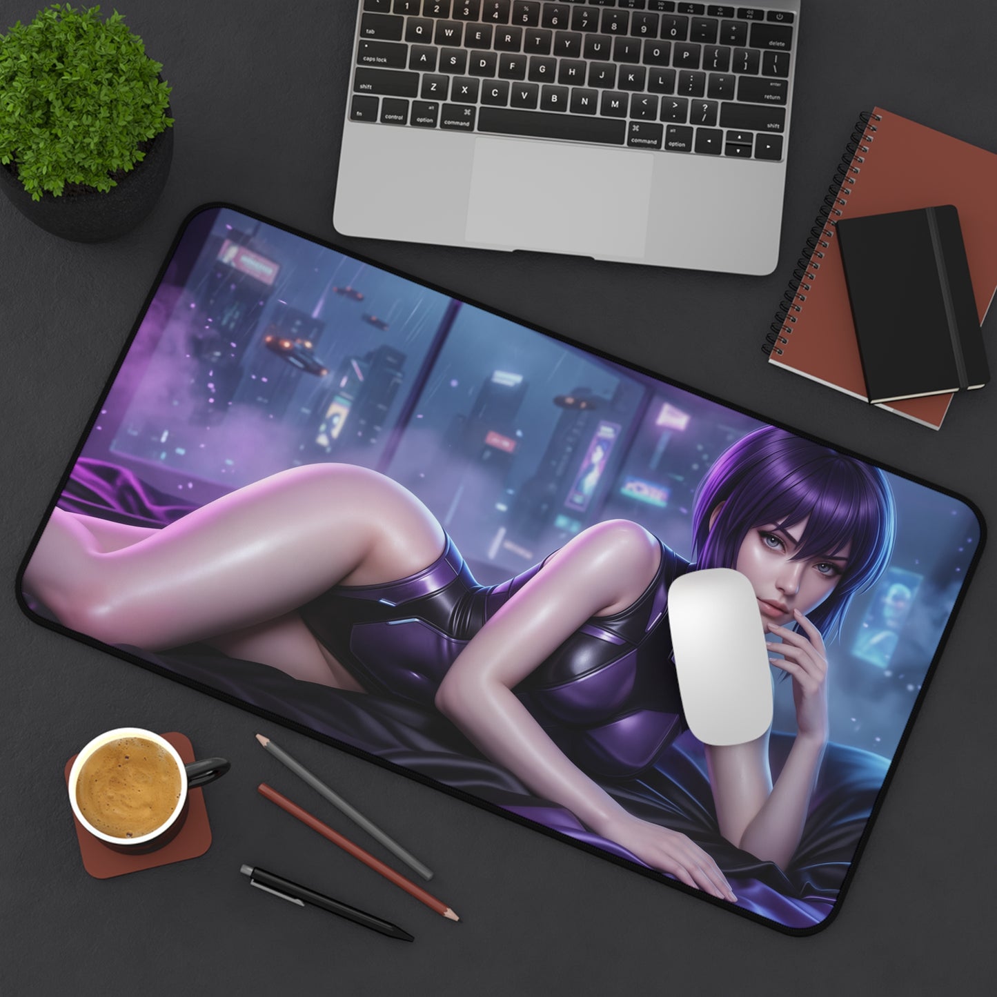 Ghost in the Shell Mouse Pad, Motoko Desk Mat, XXL Pad