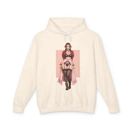 Aerith Gainsborough Hoodie | FF7 Gamer Hoodie | Anime Fantasy Adventure Pullover