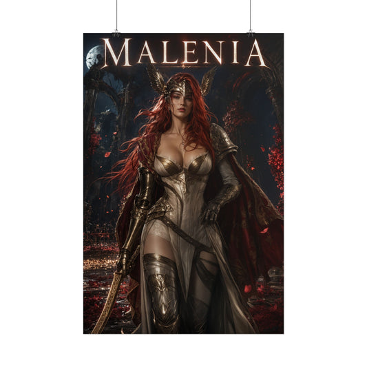 Elden Ring Malenia Fantasy Video Game Wall Decor Poster for Gamers