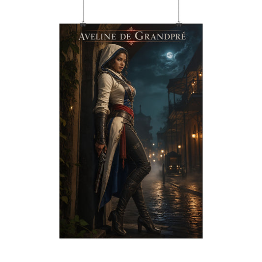 Assassin's Creed Liberation Aveline Poster for PC Gaming Setup and Game Room Decor