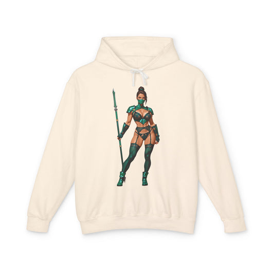 Jade Hoodie | MK11 Fighter Hoodie | Anime Warrior Girl Pullover