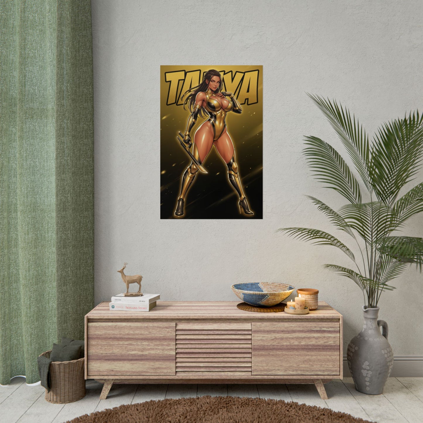 Tachy Art Print, Stellar Blade Poster, Futuristic Combat Girl Wall Art, Sci Fi Game Decor, Gamer Gift Idea