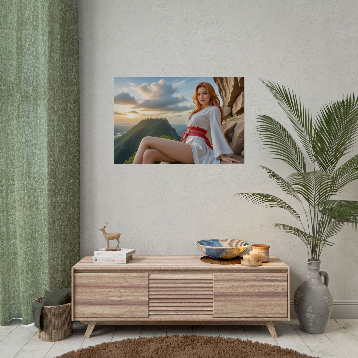 Аніме-постер Вайфу | Принт Цунаде для естетики кімнати в стилі фентезі ніндзя