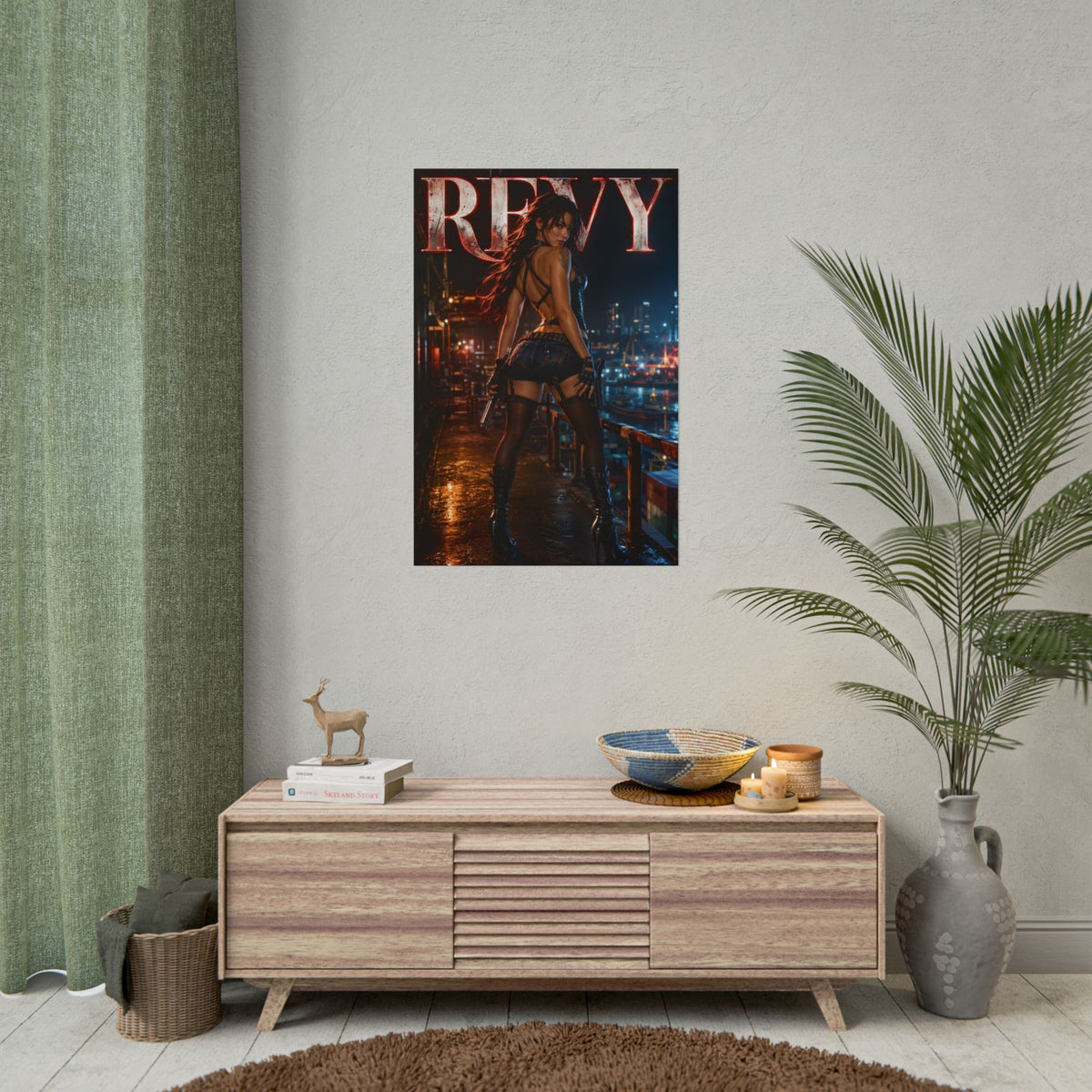 Anime Wall Art Revy Black Lagoon Poster Otaku Room Decor Collector Gift Print