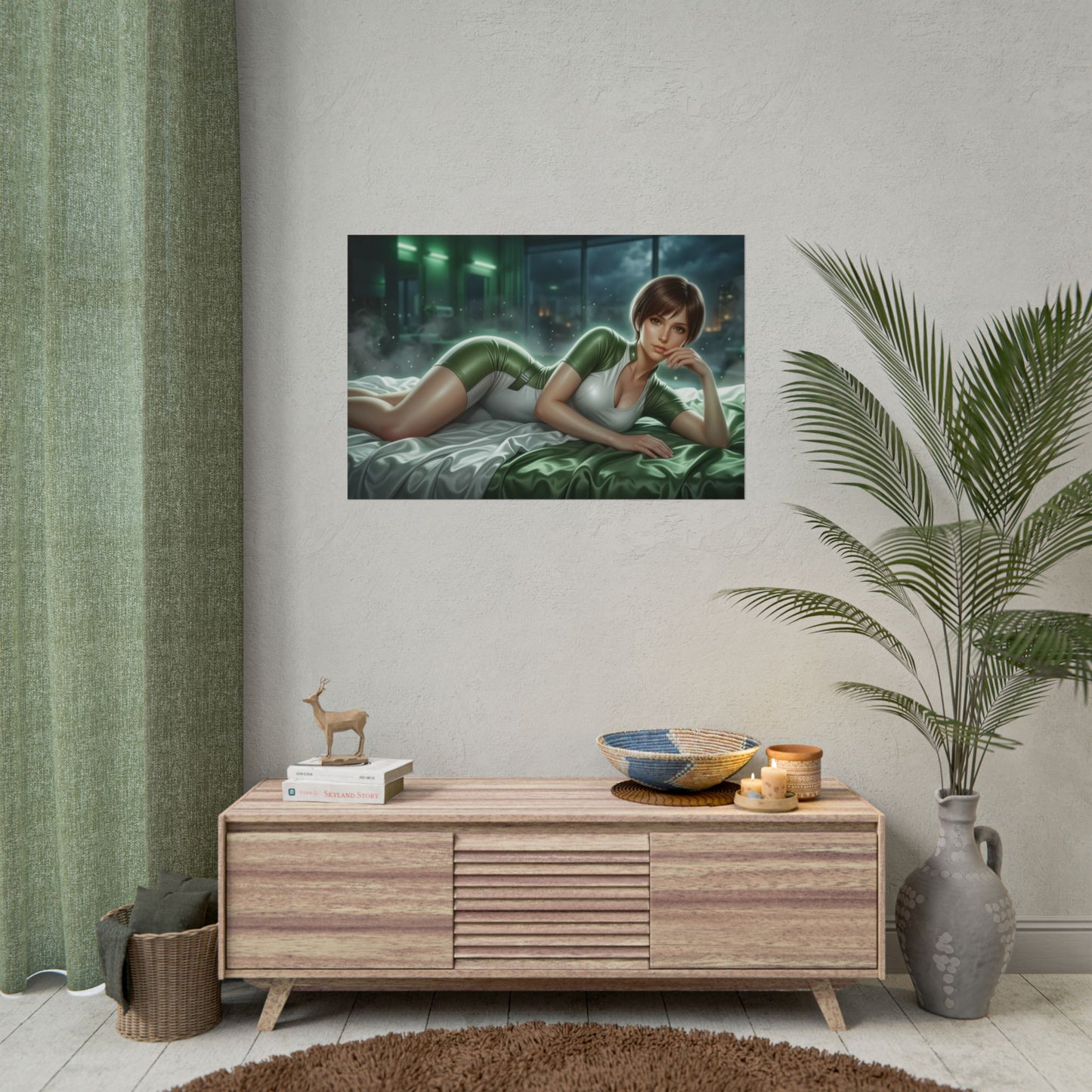 Rebecca Chambers Poster, Resident Evil Wall Art, Gaming Print Decor