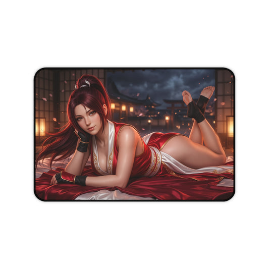 King of Fighters Mouse Pad, Mai Desk Mat, Anime Decor XXL