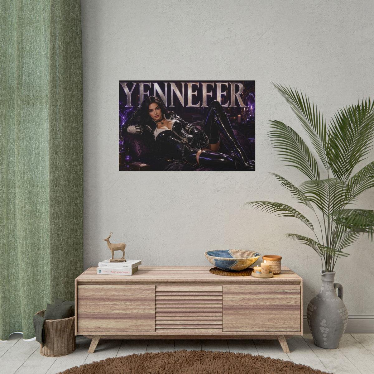 Yennefer of Vengerberg Poster The Witcher Gaming Wall Art Character Room Decor