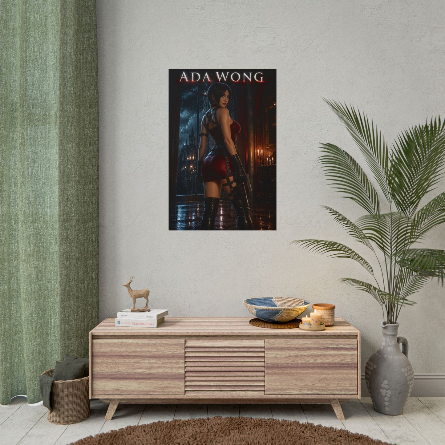 Resident Evil Ada Wong Video Game Poster Wall Art Print Decor