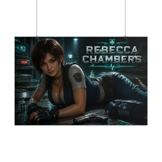 Rebecca Chambers Gaming Poster Wall Art Gamer Room Decor Collectible Print