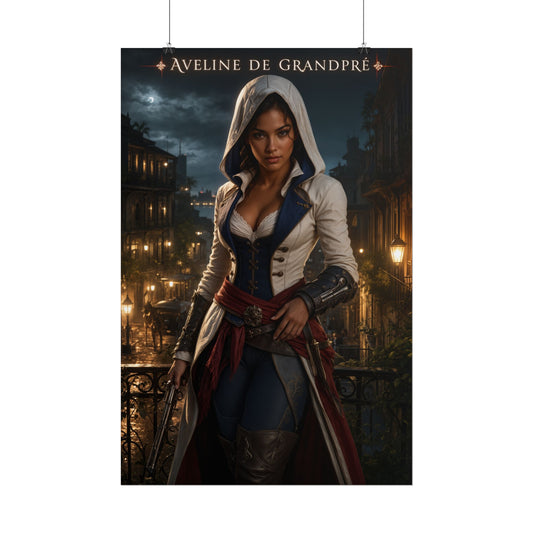 Assassin's Creed Liberation Aveline Gaming Poster Video Game Wall Art Print