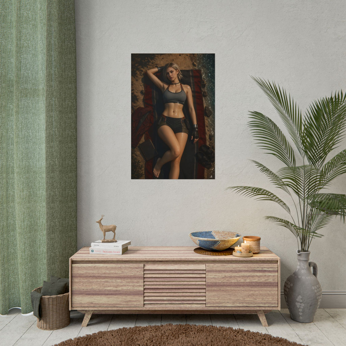 Game Room Decor Grace Wall Art Poster Collectible Character Print