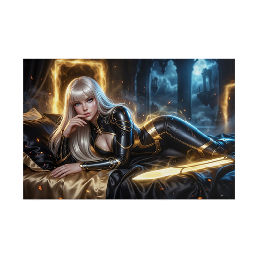 Magik Poster, Marvel Wall Art, Comic Book Print, Fantasy Decor