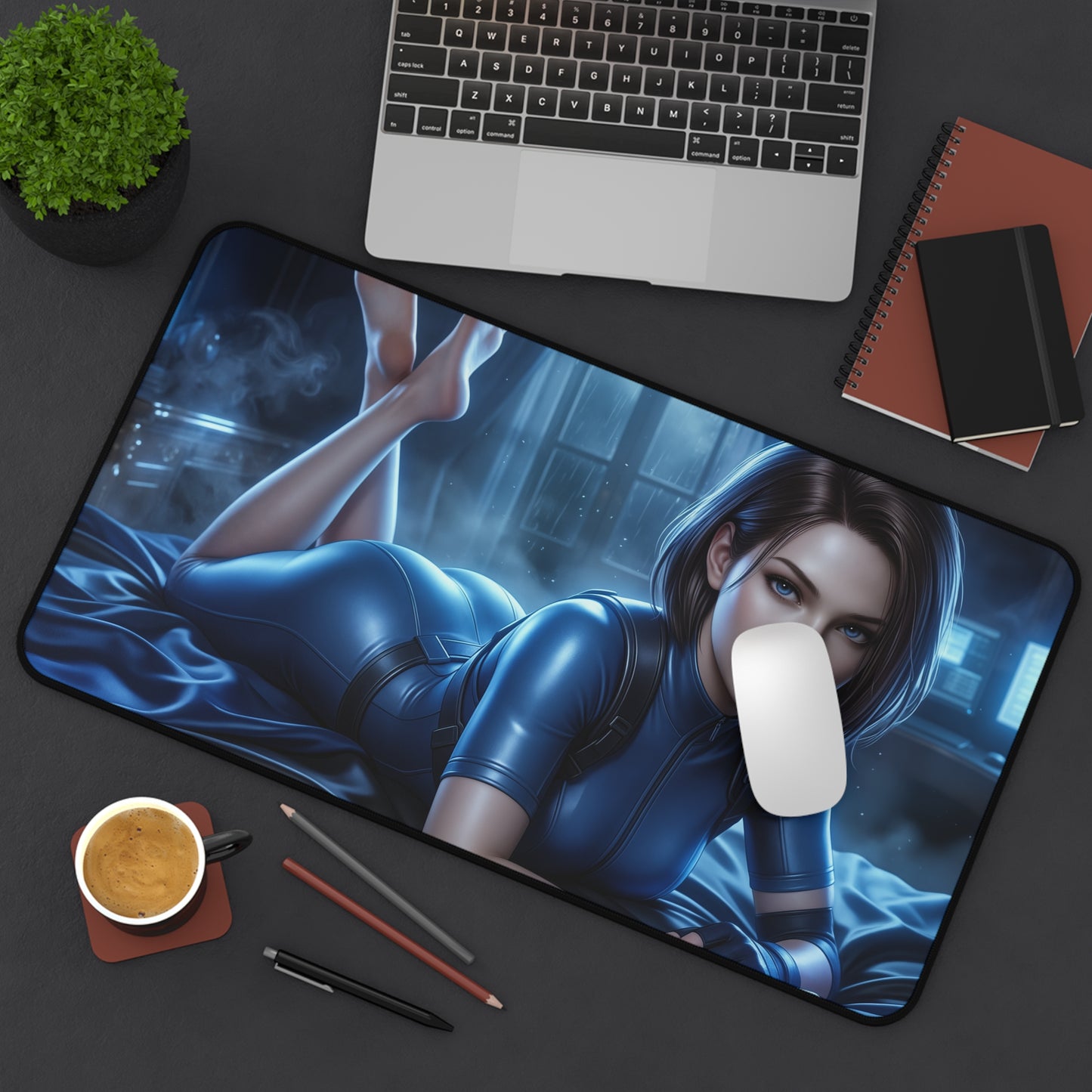 Resident Evil Mouse Pad, Jill Valentine Desk Mat, XXL Pad
