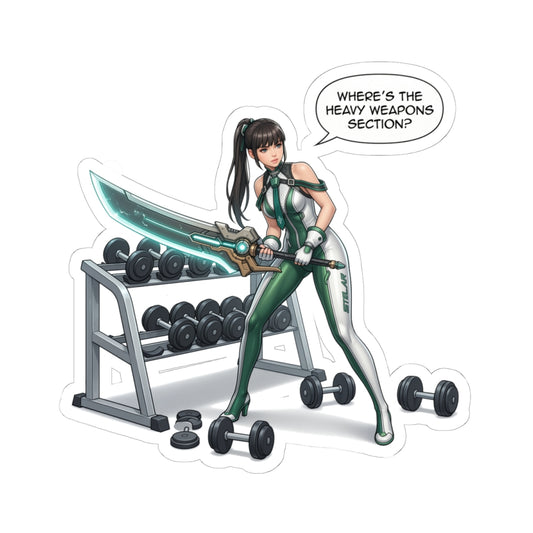 Eve Stellar Blade Sticker – Sci-Fi Action Heroine Vinyl Sticker for Laptops & Decor