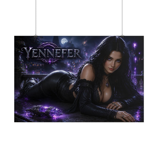 Fantasy Wall Art Yennefer The Witcher Poster Room Decor Collector Gift Art Print