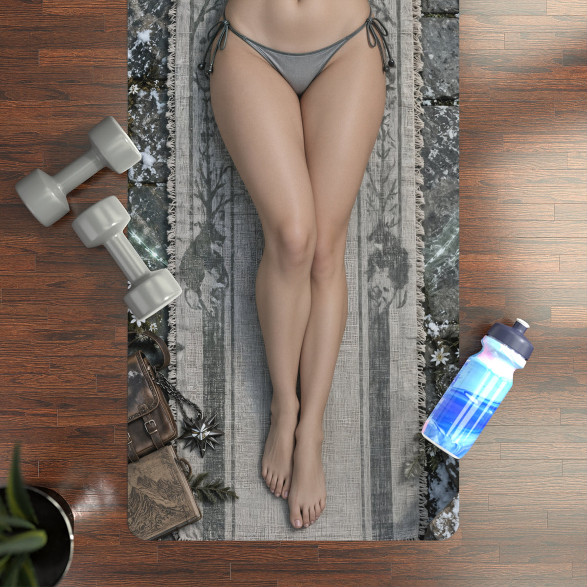 Ciri 24x72 Yoga Mat – Sexy Gamer Girl Fitness & Exercise Mat