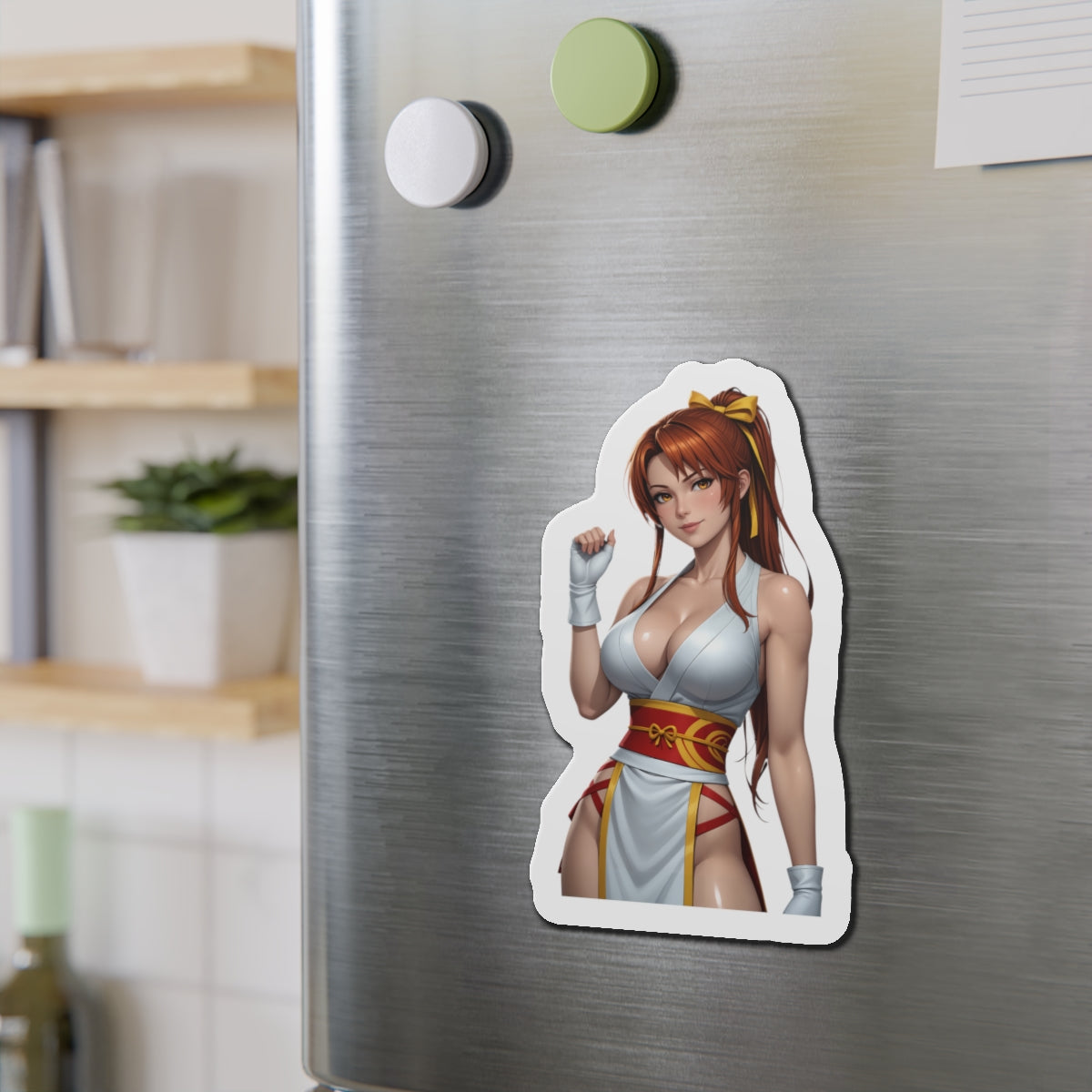 Kasumi-Magnet – Dead or Alive Kühlschrankmagnet, sexy Ninja-Anime-Dekoration