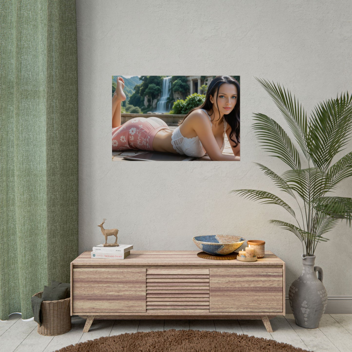 Постер Ніко Робіна | Настінне мистецтво аніме Вайфу для кімнат піратських пригодницьких ігор