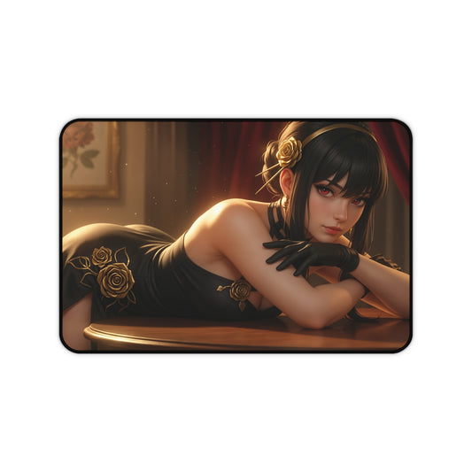 yor forger desk mat gaming setup
