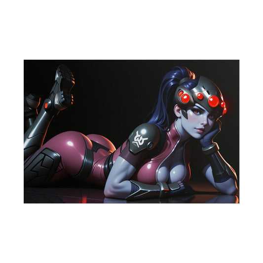Widowmaker Anime Poster | Waifu Wall Art for Gaming Setup or Otaku Room