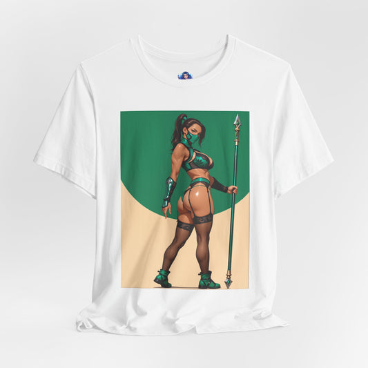 Футболка з нефритовою графікою | Футболка Mortal Kombat для шанувальників отаку та файтингів | Сексуальна футболка ніндзя