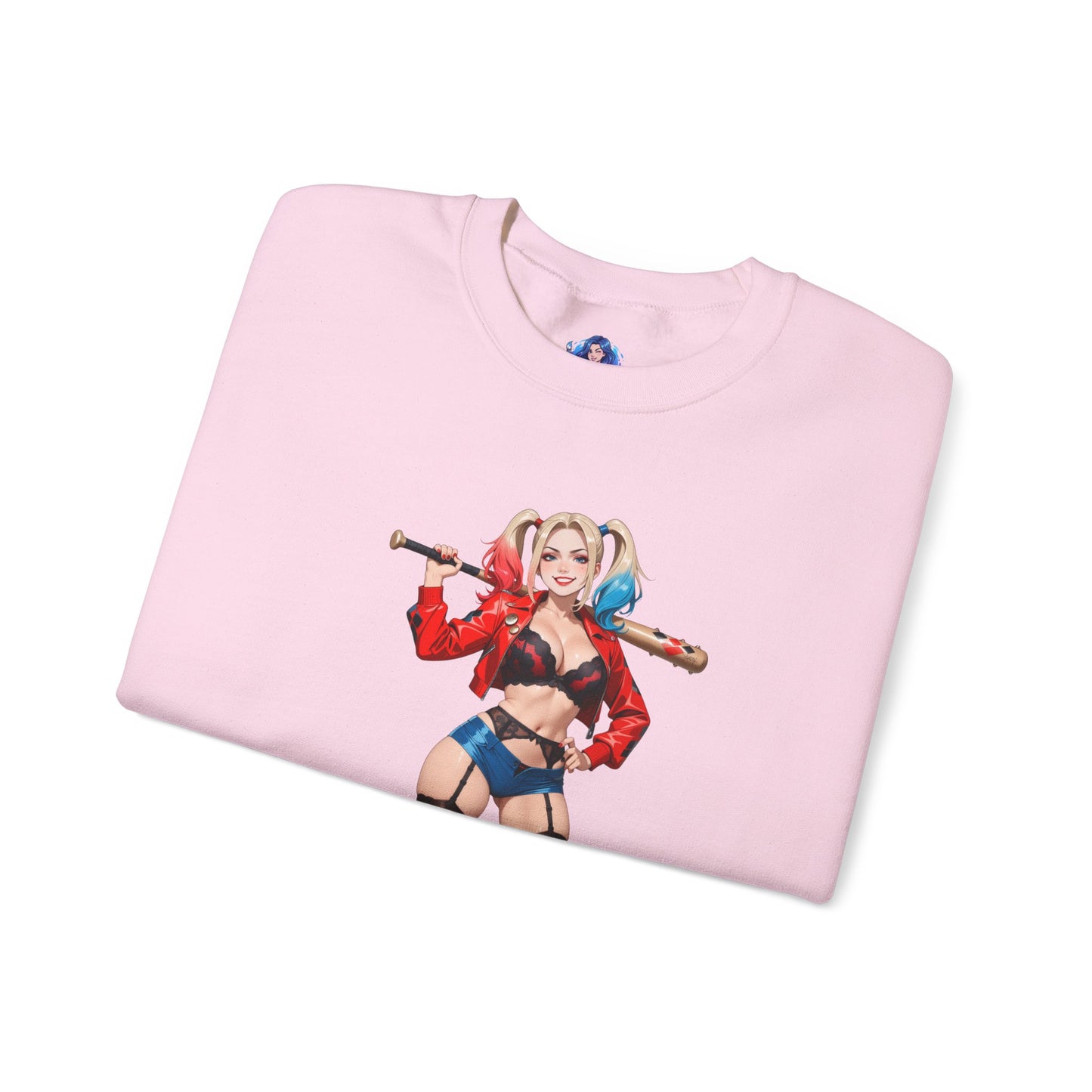 Толстовка з Харлі Квінн, одяг з високим вирізом "Готем", вуличний одяг у стилі коміксів для фанатів