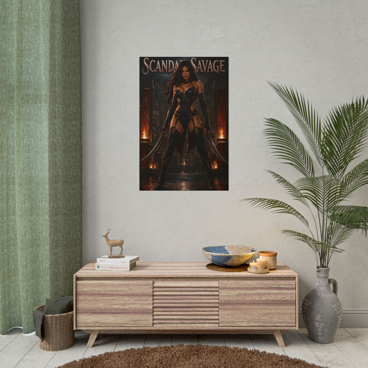 Scandal Savage Character Poster Comic Style Wall Decor Bedroom Collector Gift