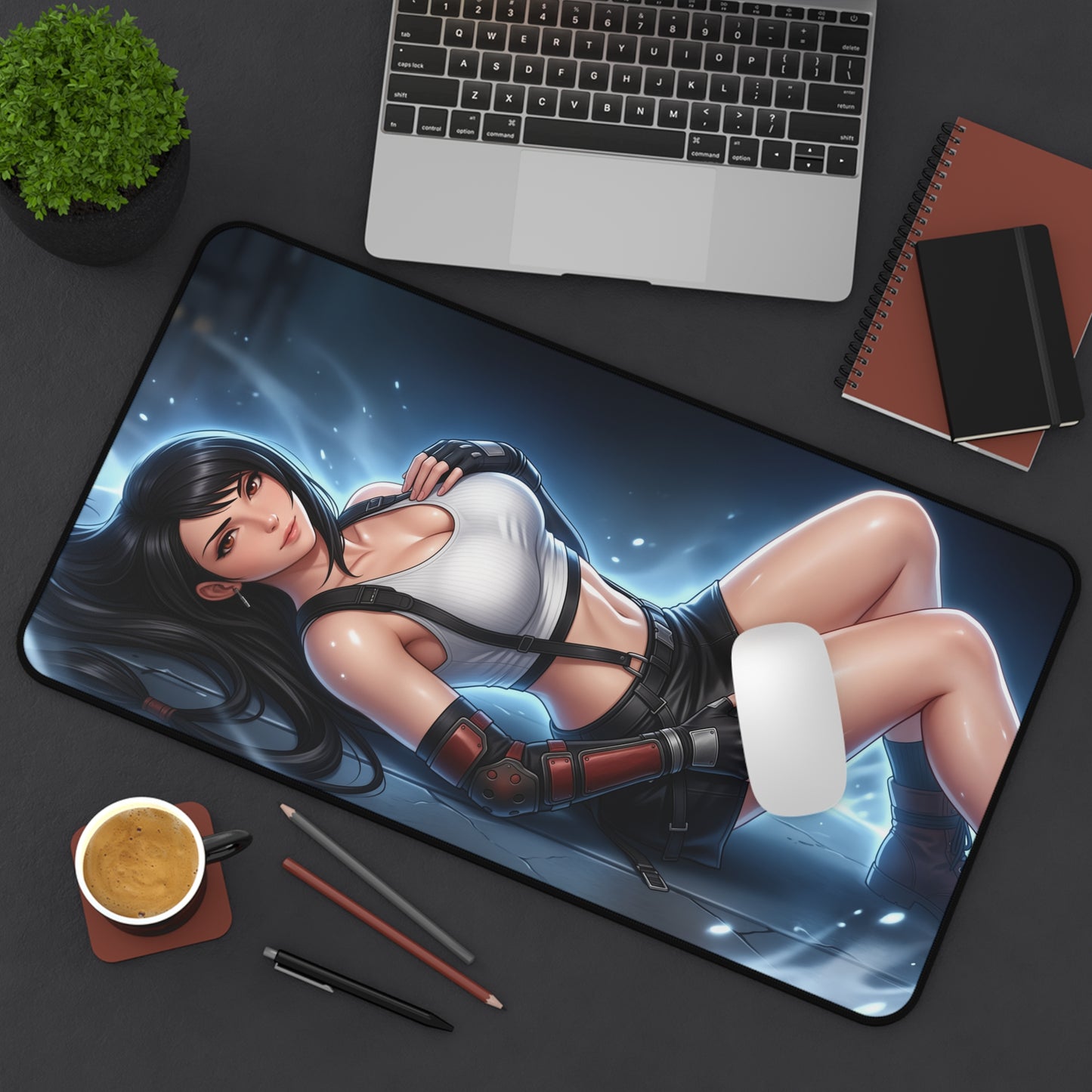 Final Fantasy Mouse Pad, Tifa Desk Mat, Anime Mouse Pad