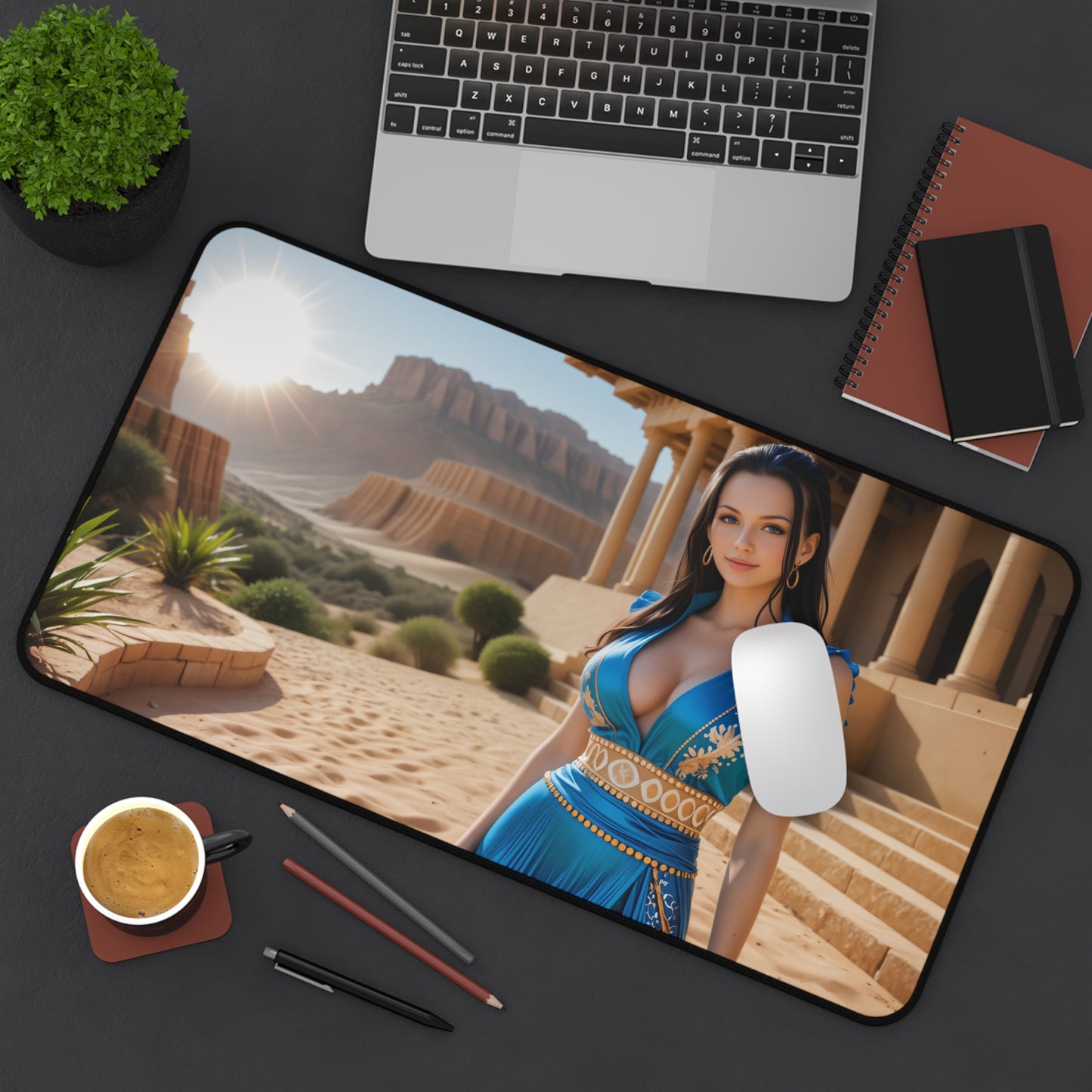 Килимок для столу Boa Hancock, килимок для миші для аніме-ігор, стильний настільний стіл у стилі піратської дівчини