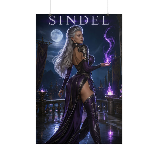 Mortal Kombat Sindel Poster Edenian Queen Wall Art Print Decor