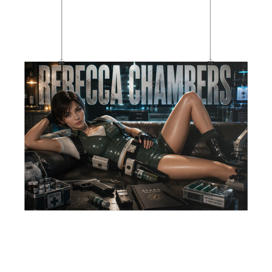 Rebecca Chambers Resident Evil Poster Gaming Wall Art Gamer Room Decor Art Print